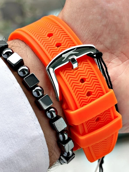 Slazenger SL.9.2379.2.07 Silikon Kordon Erkek Kol Saati - Resim 2