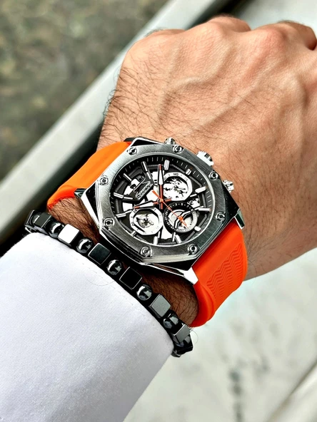 Slazenger SL.9.2379.2.07 Silikon Kordon Erkek Kol Saati - Resim 3