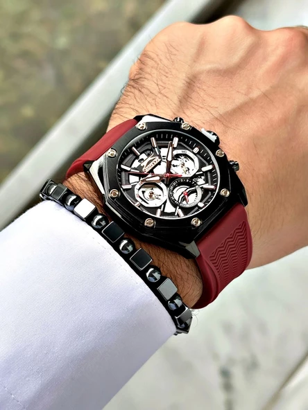 Slazenger SL.9.2379.2.05 Silikon Kordon Erkek Kol Saati - Resim 3