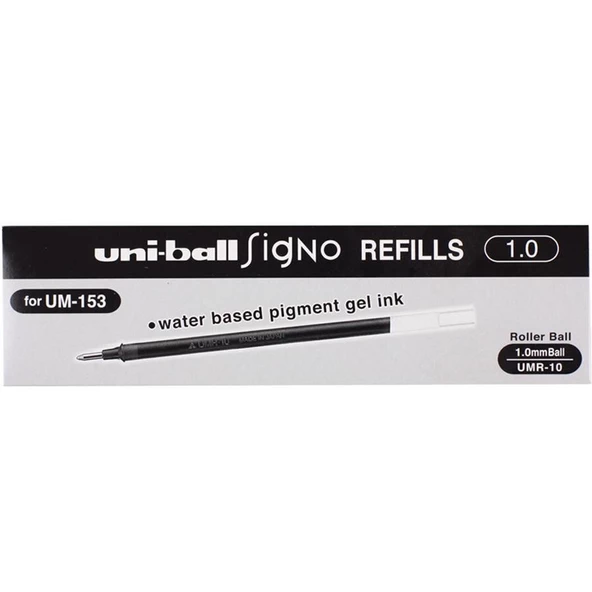 Uni-Ball UMR-10 Signo İmza Kalemi Yedeği 1.0 mm Mavi - 4