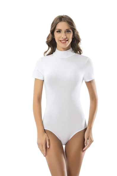 ANIT 4056 BALIKÇI YAKA KISA KOL 3 Adet   Beyaz M - Resim 2