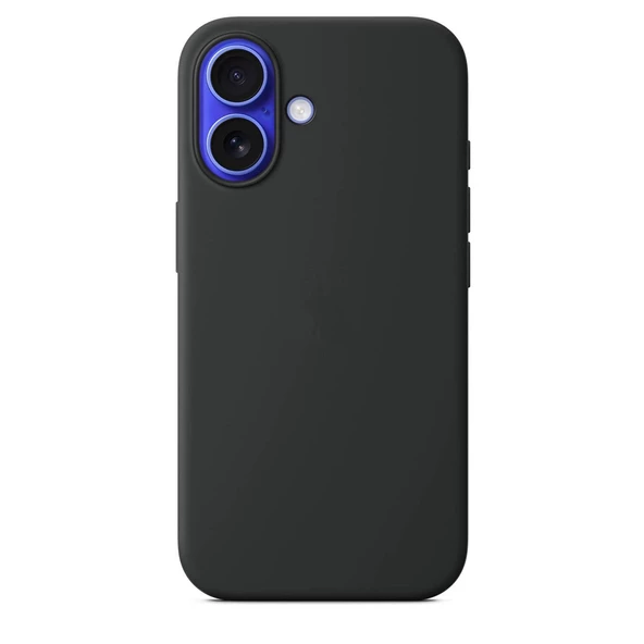İphone 16 Plus Premier Siyah Silikon Telefon Kılıfı - Resim 3