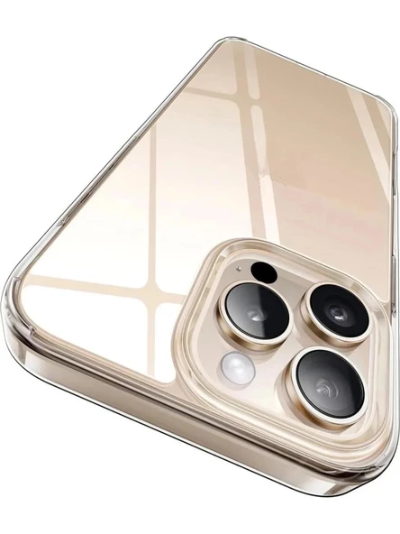 İphone 16 Pro Max Kılıf Süper Şeffaf Silikon Kapak - Resim 3