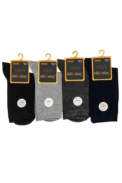 Dündar Erkek Çocuk Plus Modal Soket Çorap - 6 Adet KB41006  Karışık Renk 23-25 - Resim 4
