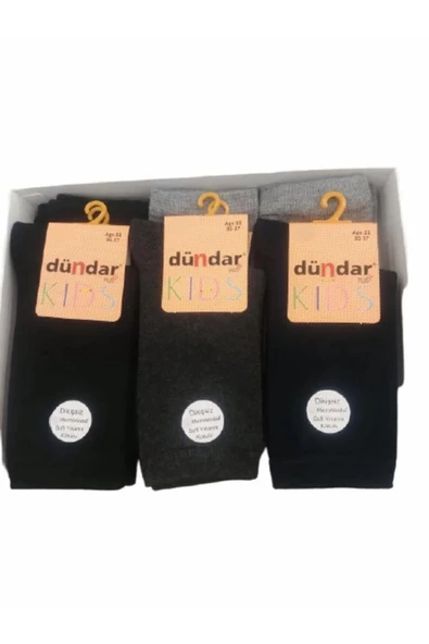 Dündar Erkek Çocuk Plus Modal Soket Çorap - 6 Adet KB41006  Karışık Renk 23-25 - Resim 2