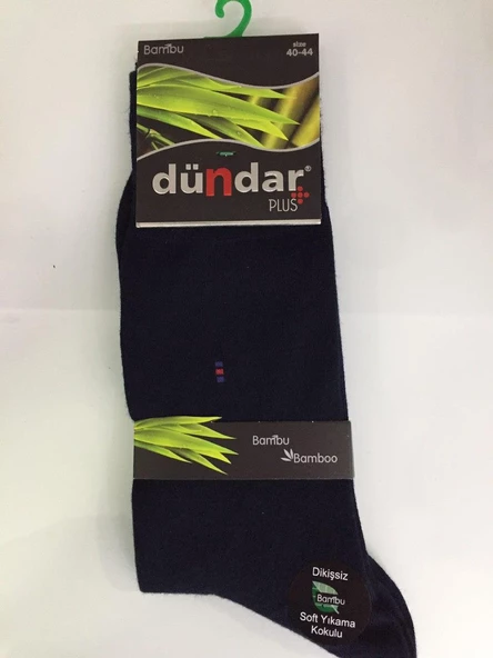 6 Adet Dündar Erkek Plus Bambu Soket Çorap  Siyah 40-44 ürün görseli