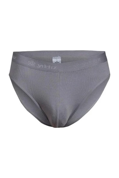 Yıldız Erkek Modal Kemer Slip Külot 65/67 - 3 Adet  XL Gri - Resim 4