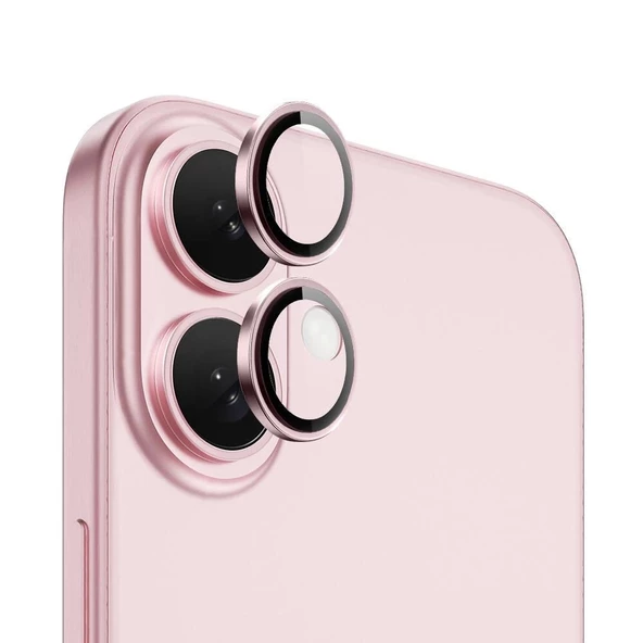 iPhone 16 Ve 16 Plus Lens Koruyucu Sapphire Çizilmeye Karşı Dayanıklı Safir Kamera Lens Koruyucu - Resim 3