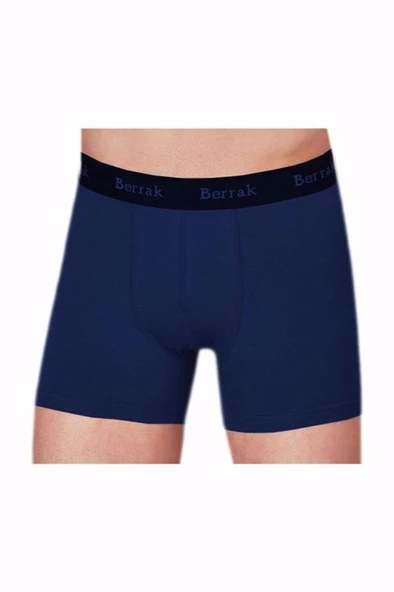 Berrak 4476 Erkek Modal Likralı Boxer 2 Adet  Lacivert S