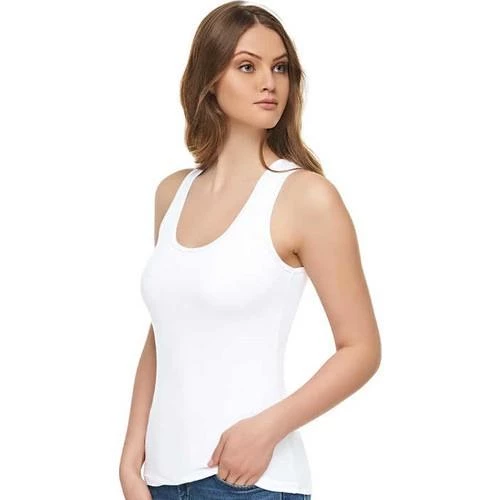 6'Lı TUTKU Elit Bayan Modal Geniş Askı Atlet 2002  Beyaz M ürün görseli