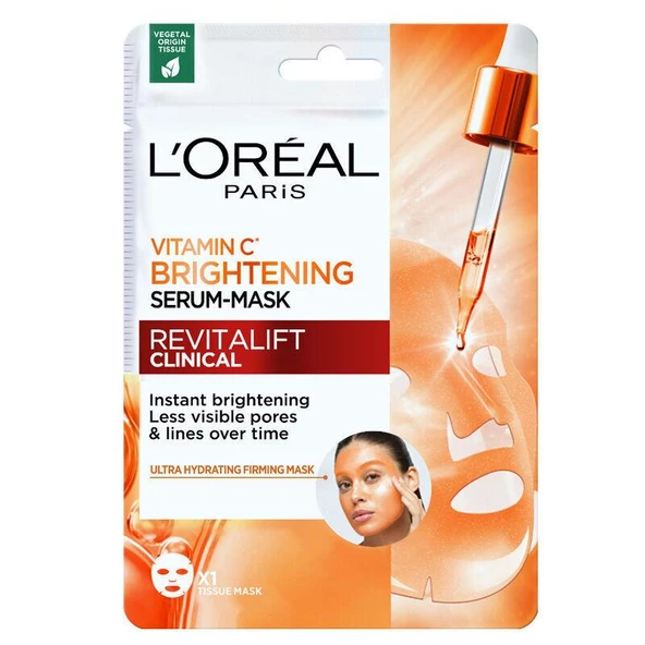 Loreal Paris Revitalift Clinical Anında Aydınlatıcı C Vitamini Serum Etkili Maske