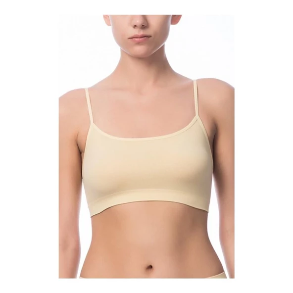 Elite Life 851 Kadın Büstiyer İnce Askılı  Ten L - XL ürün görseli 1