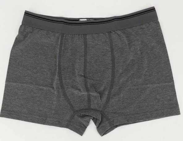 Berrak 1097 Erkek Likralı Esnek Boxer 6'Lı   2XL Antrasit