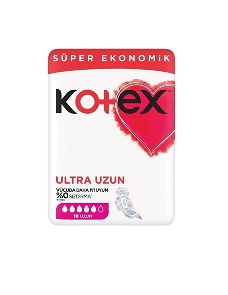 Kotex Ultra Uzun 18 Uzun Hijyenik Ped