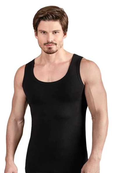 Berrak Erkek Ribana  Rambo Atlet 6'Lı Paket - 1016  Siyah L