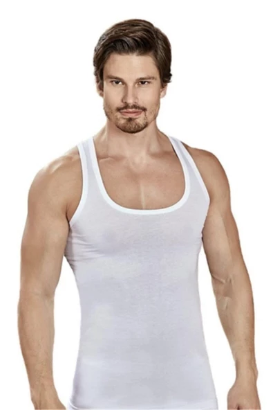 Berrak Erkek Ribana  Rambo Atlet 3'Lü Paket - 1015  Beyaz L - 1