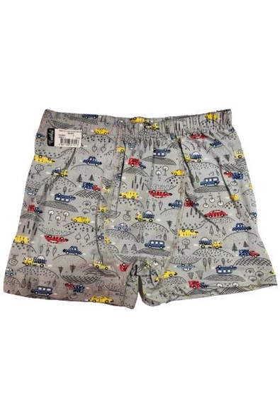 Tutku 0254 Erkek Çocuk Empirme Desenli Boxer 12 Adet  Karışık Renk 2 (3-4 YAŞ) - 2