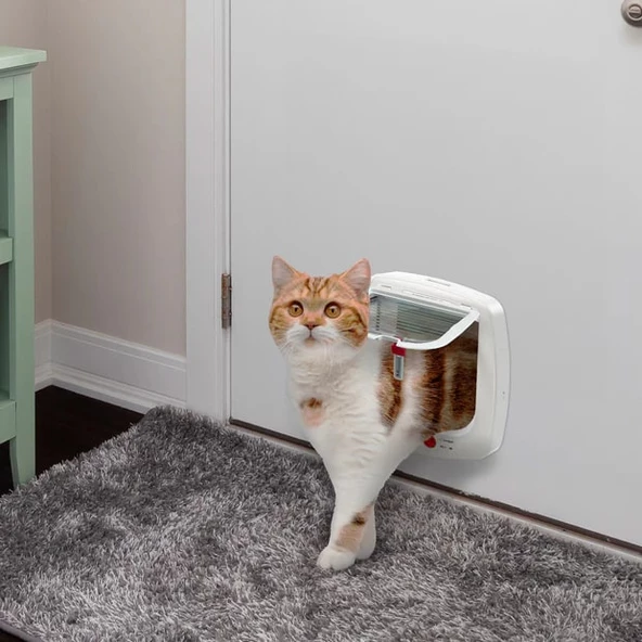 Ferplast Swing Microchip White Çipli Kedi Kapısı - 4