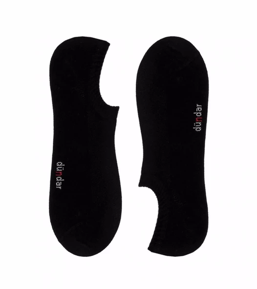 Dündar Erkek Plus Sneaker Çorap - 12 Adet  Siyah 41-45 - Resim 4