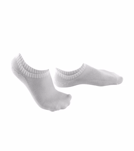 Dündar Erkek Plus Sneaker Çorap - 12 Adet  Beyaz 41-45 - 3