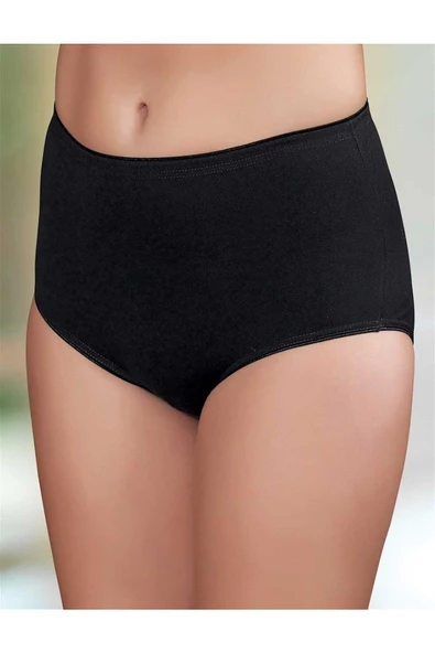 Gümüş Kadın İnce Lastikli Likralı Bato Külot 3042/3043 - 12 Adet  XL Siyah - Resim 5