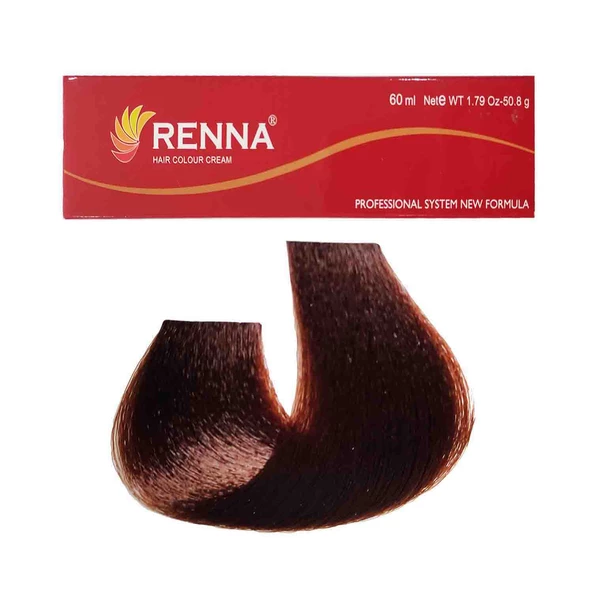 Renna Saç Boyası Tüp 60 Ml - 5-60 Sıcak Çikolata