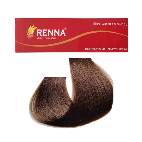 Renna Saç Boyası Tüp 60 ml - 7R Yoğun Kumral