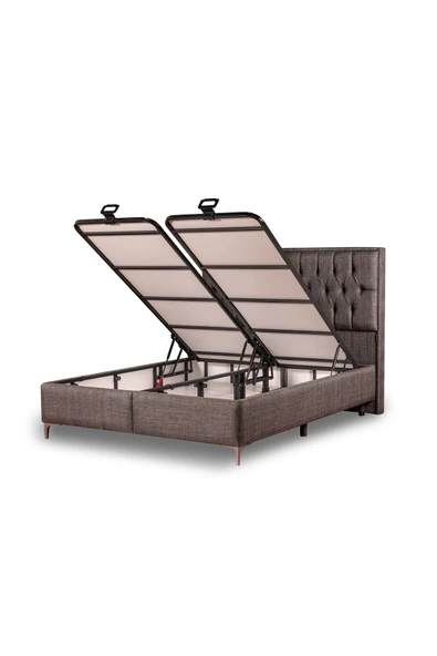 Beauty Sleep Aspendos Serisi Çift Kişilik Baza Başlık Seti - Resim 4