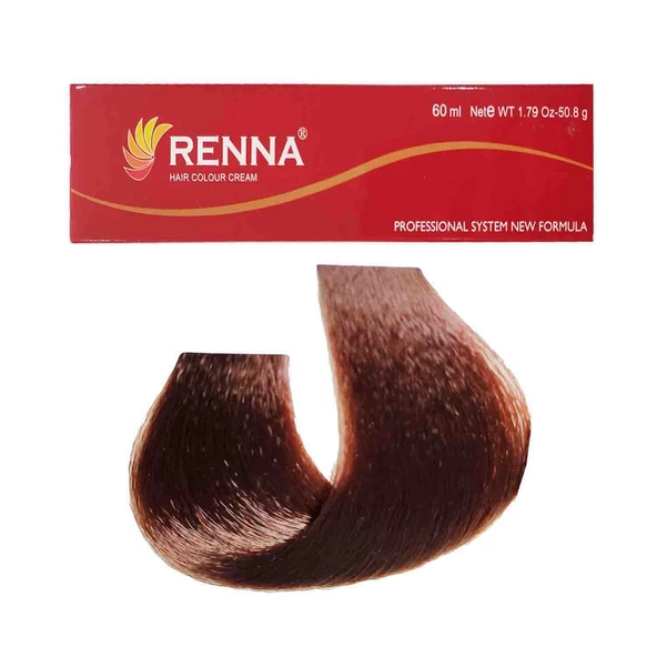 Renna Saç Boyası Tüp 60 Ml - 6-60 Kestane