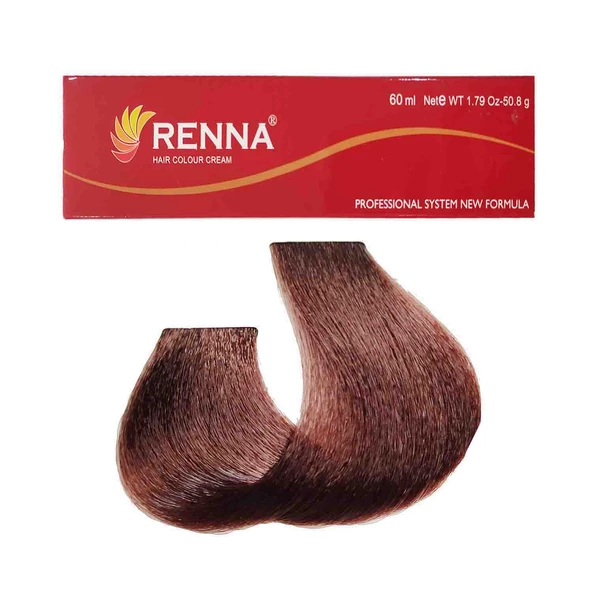 Renna Saç Boyası Tüp 60 Ml - 5-3 Açık Kahve Dore