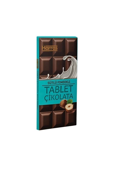 Harras Fındıklı Tablet Sütlü Çikolata 80 Gr