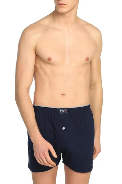 Tutku Elit Erkek Havlu Bel Penye Boxer 1101 - 12 Adet  Lacivert 2XL