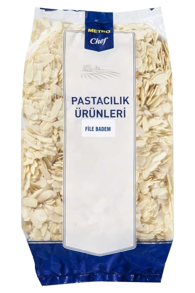 Metro Chef File Badem 250 gr Pastacılık Pasta Tatlı Şef Mutfak