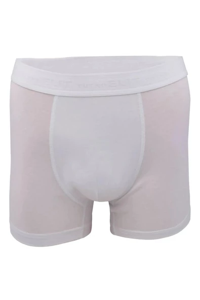 Tutku Elit Erkek Modal Likralı Boxer 1251 - 12 Adet  Beyaz M - 3