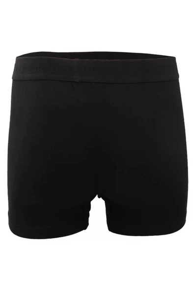 Tutku Elit Erkek Modal Likralı Boxer 1251 - 12 Adet  Siyah S - Resim 3