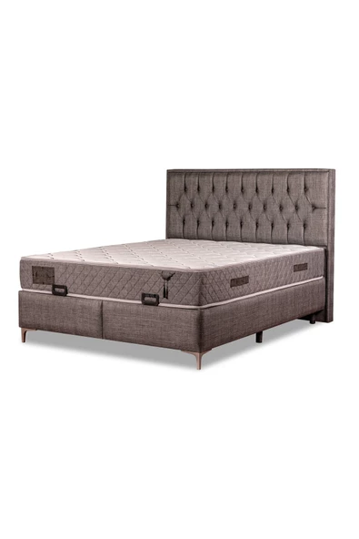 Beauty Sleep Aspendos Serisi 90*190 Yatak Baza Başlık Seti - Resim 6