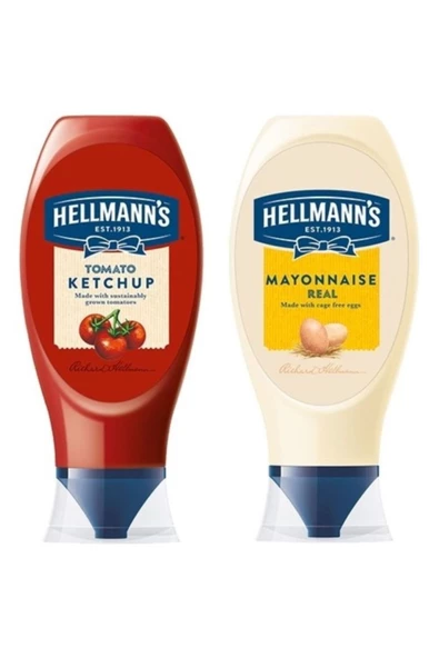 Hellmann's Ketçap 480gr+mayonez 395gr Set