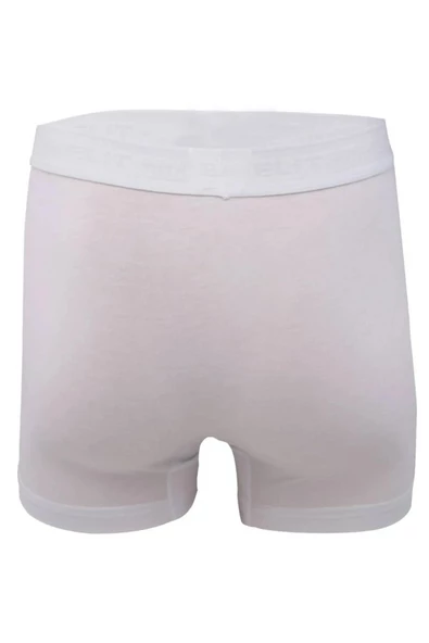 Tutku Elit Erkek Modal Likralı Boxer 1251 - 9 Adet  Beyaz M - Resim 4