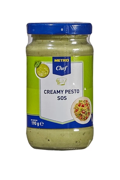 Metro Chef Creamy Pesto Sos - 190 G, Kremsi Pesto Sos, Pesto Sos - Des Biens