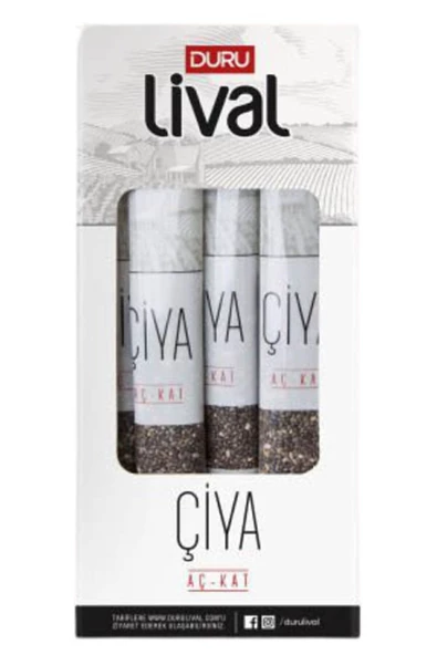 Duru Lival Chia ( Çiya) Aç -kat Kutu (8 Gr X 10 Ad)