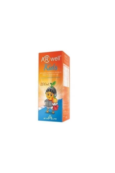 Aris Life Arwell Kids Betaglukan Şurup 200 Ml (SKT:07/2026)