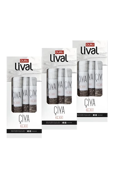 Duru Lival Chia Aç Kat Kutu (8 G X 10 Adet) X 3 Paket