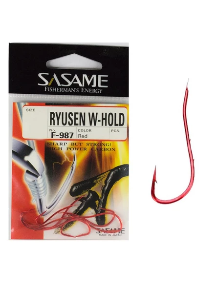 Sasame Ryusen W-Hold Red F-987 Serisi Olta İğnesi