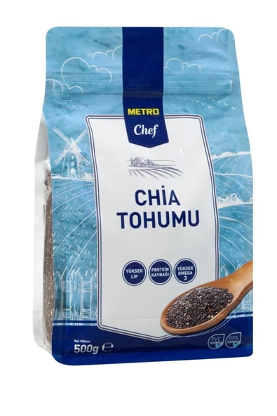 Metro Chef Chia Tohumu 500g, Chıa Tohumu, Chia