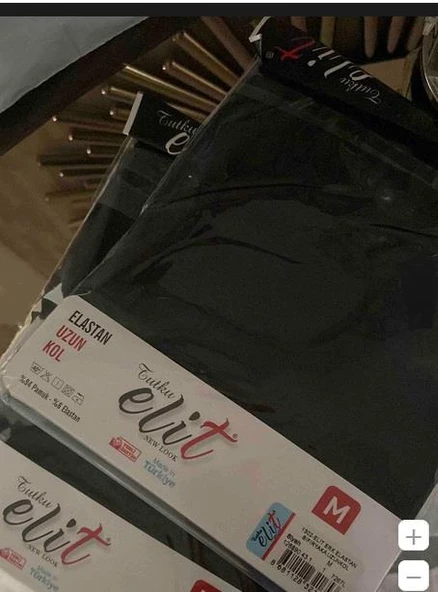 Tutku Elit Erkek Sıfır Yaka Likralı Uzun Kol Fanila Atlet 1302 - 2 Adet  Beyaz S - 3