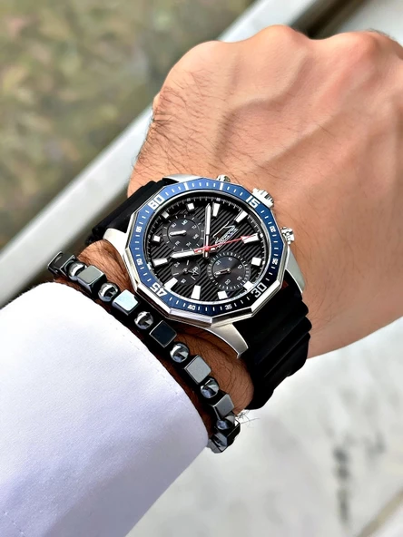 Slazenger SL.9.2385.2.01 Silikon Kordon Erkek Kol Saati - Resim 3