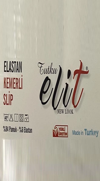 Tutku Elit Erkek Likralı İnce Bel Kemerli Slip Külot 1351 - 6 Adet  Beyaz 2XL - 5