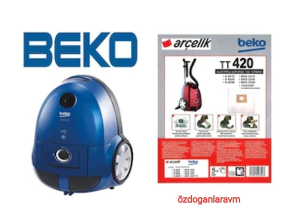 Beko Süpürge  Toz Torbası 10  Adet Bks 2250 Bks 2240