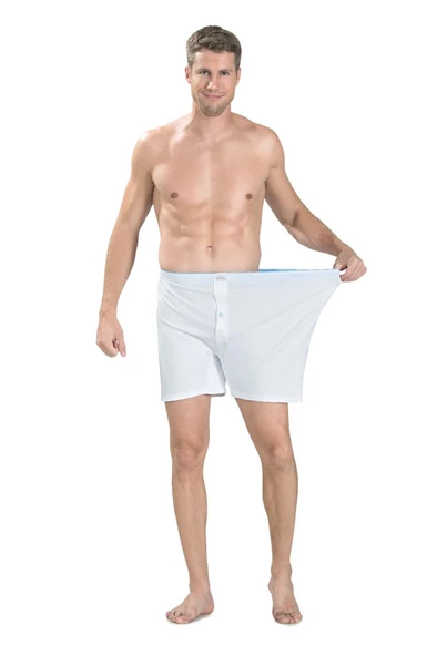 Jiber Erkek Pamuklu Büyük Beden Karışık Renkli Boxer 183 - 6 Adet   Karışık Renk 6XL