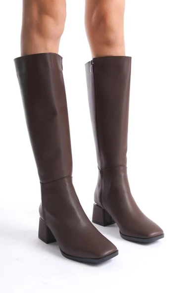 Papuçcity Snyrt 03032 Kadın Topuklu Çizme Bot - 10